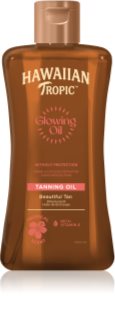 Hawaiian Tropic Glowing Oil Tanning Ķermeņa eļļa iedeguma noturības paildzināšanai 200 ml