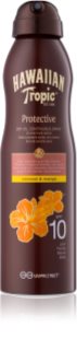 Hawaiian Tropic Protective óleo seco solar em spray SPF 10
