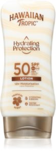 Hawaiian Tropic Hydrating Protection Lotion Bräunungscreme für den Körper SPF 50 180 ml