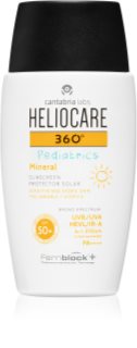 Heliocare 360° Pediatrics protetor solar mineral em creme fluido SPF 50+