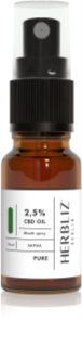 Herbliz Sativa CBD Oil 2,5% ústní sprej s CBD