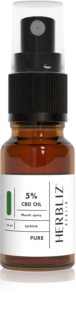 Herbliz Sativa CBD Oil 5% ústní sprej s CBD