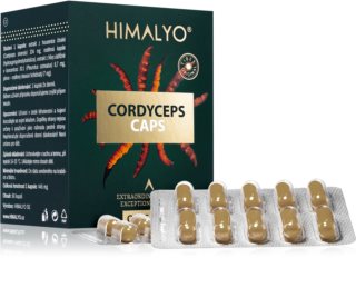 HIMALYO Cordyceps Caps 100% koncentrovaný extrakt ze vzácné houby Cordyceps sinensis