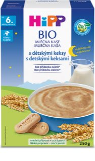 Hipp BIO mliečna kaša na dobrú noc s detskými keksami mliečna kaša na dobrú noc