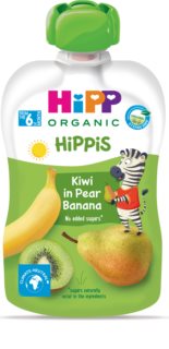 Hipp HiPPis BIO 100% ovocie hruška – banán – kivi ovocný príkrm