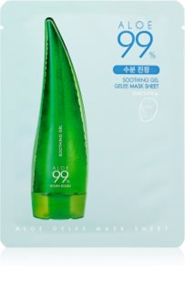 Holika Holika Aloe 99% gel maska za občutljivo in pordelo kožo