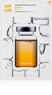 Holika Holika Skin Rescuer Vita C verhelderende sheet mask met Vitamine C
