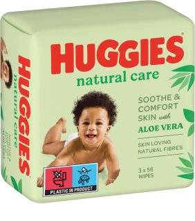 Huggies Natural Care valomosios servetėlės