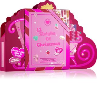 I Heart Revolution Advent Calendar 12 Sleighs of Christmas Julkalender för kropp och ansikte