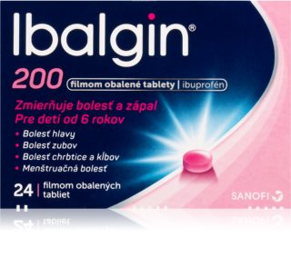 Ibalgin Ibalgin  200mg filmom obalené tablety