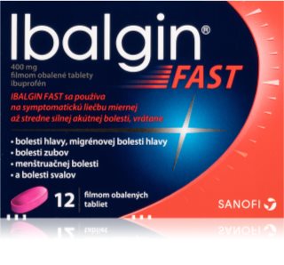 Ibalgin Ibalgin Fast 400mg filmom obalené tablety