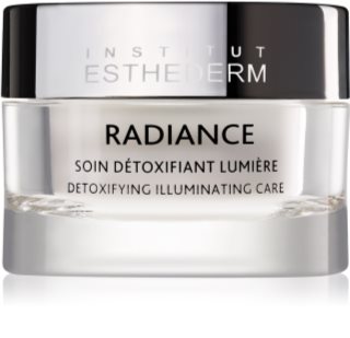 Institut Esthederm Radiance Detoxifying Illuminating Care крем против първи белези на стареене за освежаване и изглаждане на кожата