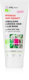 Elfa Pharm Intensive Cosmetic Intensive Hair Therapy Rebuilding Burdock Hair Balm-Mask Balzams pret matu izkrišanu ar īpašu augšanas aktivatoru 200 ml