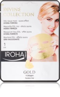 Iroha Divine Collection Gold & Collagen maschera idratante e nutriente effetto rassodante