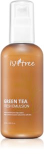 Isntree Green Tea Lindrende og fugtgivende emulsion til fedtet og kombineret hud