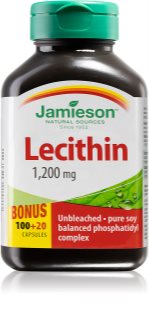 Jamieson Lecithin 1200mg suplement diety do utrzymania prawidłowego poziomu cholesterolu