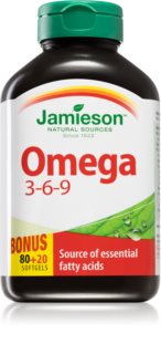 Jamieson Omega 3-6-9 1200mg doplněk stravy pro podporu udržení normální hladiny cholesterolu