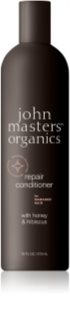 John Masters Organics Honey & Hibiscus après-shampoing rénovateur pour cheveux abîmés