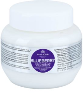 Kallos Blueberry Revitalizing Mask For Dry, Damaged, Chemically Treated Hair