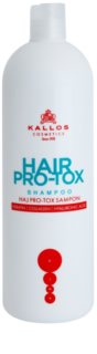 Kallos Hair Pro-Tox Šampoon keratiiniga kuivadeleja kahjustatud juustele