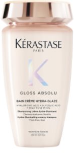 Kérastase Gloss Absolu Créme Bain Hydra-Glaze champô para cabelo brilhante e macio