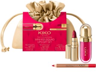 KIKO Milano Twist 'N Twinkle Holiday Mini Kiss Squad poklon set za usne mini