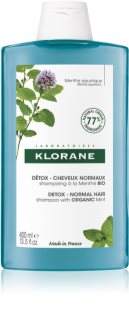 Klorane Máta Vodní BIO čisticí detoxikační šampon pro normální vlasy