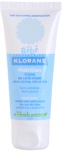 Klorane Bébé Nutrition подхранващ крем за деца