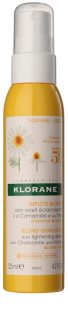 Klorane Chamomile  tratamento sem enxaguar  para iluminar e realçar a cor do cabelo loiro