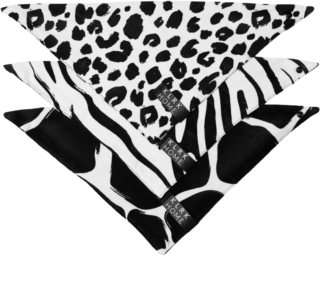 KLRK Home Wild B&W Foulard double-embout