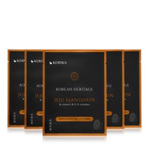 KORIKA Korean Heritage face mask set at a reduced price (with Brightening Effect)