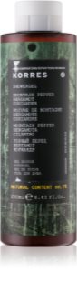 Korres Mountain Pepper, Bergamot & Coriander gel za prhanje za moške