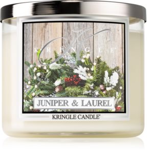 Kringle Candle Juniper & Laurel  Duftkerze   I.