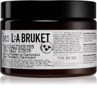 L:A Bruket Body пилинг для тела с шалфеем, розмарином и лавандой