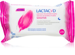 Lactacyd Sensitive intymios higienos valomosios servetėlės