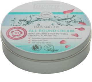 Lavera Basis Sensitiv Ravitseva ja Kosteuttava Päivävoide Kuivalle Iholle