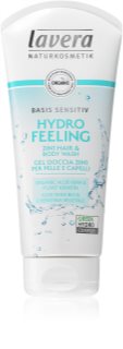 Lavera Hydro Feeling ekstra delikatny żel pod prysznic i szampon