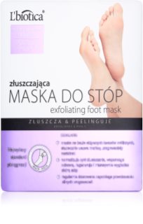 L’biotica Masks chaussettes exfoliantes pour adoucir et hydrater la peau des pieds