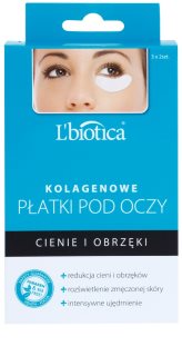 L’biotica Masks máscara para olhos com colagénio contra olheiras e inchaços