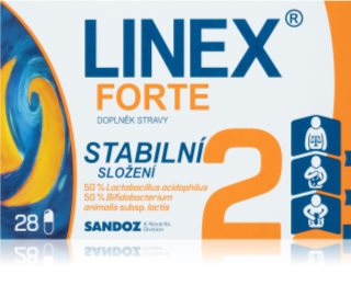 Linex Forte stabilní složení doplněk stravy  s probiotiky
