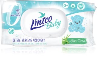 Linteo Baby Pure & Fresh delikatne nawilżane chusteczki dla dzieci z aloesem