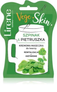 Lirene Vege Skin Spinach & Persley maschera nutriente in crema