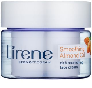 Lirene Moisture & Nourishment nährende Creme für zarte Haut mit Mandelöl