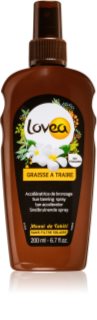 Lovea Tanning Gel Monoi Spray zum schnelleren Bräunen