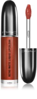 MAC Cosmetics  Retro Matte Liquid Lipcolour rouge à lèvres mat effet métallique
