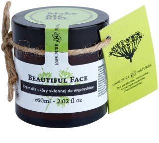 Make Me BIO Face Care Beautiful Face лек дневен крем за кожа с несъвършенства