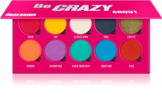Makeup Obsession Be Crazy About paletă cu farduri de ochi