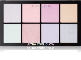 Makeup Revolution Ultra Cool Glow палетка хайлайтерів