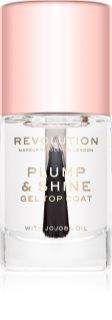 Makeup Revolution Plump & Shine лак для нігтів з гелевим ефектом прозорий