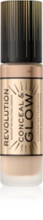 Makeup Revolution Conceal & Glow maquilhagem iluminadora para uma aparência natural
